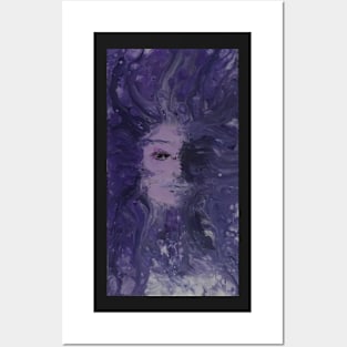 Lady in Violet Posters and Art